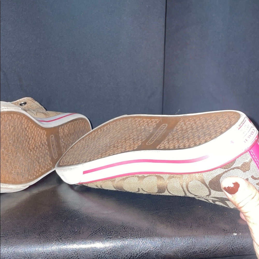 COACH Bonney high tops Size 9 womens GUC - Picture 10 of 17